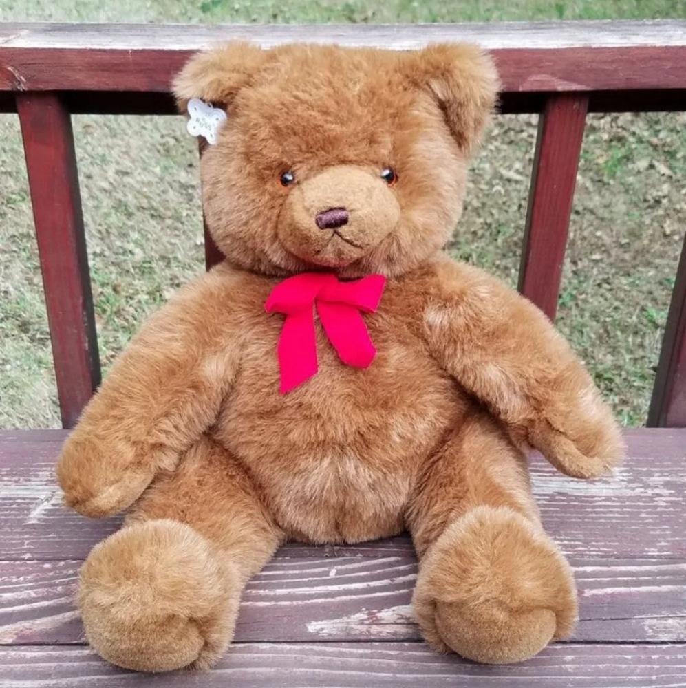 Older RUSS Plush Teddy Bear - ABOUT 17" TALL
